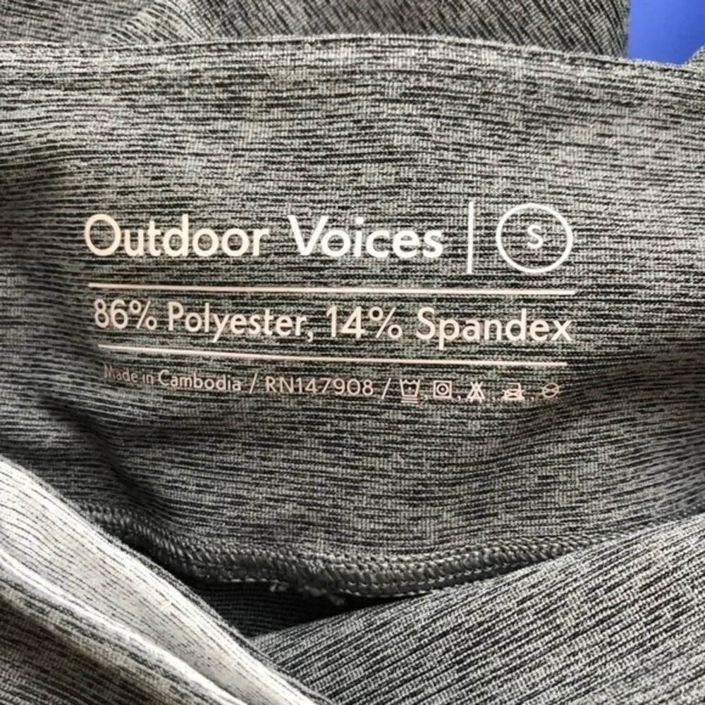 Outdoor Voices Gray Gradient  7/8 Leggings Size Small - Picture 9 of 12